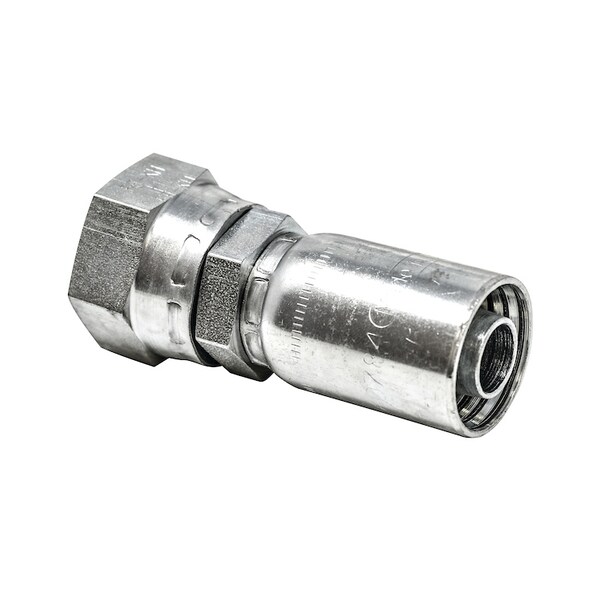 (HC-FFX) Female Seal Lok - Swivel - Straight - Short 3" x1.5" x1"